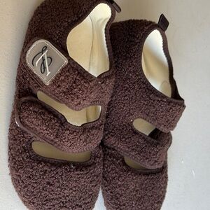 Soft Brown Kids Slippers